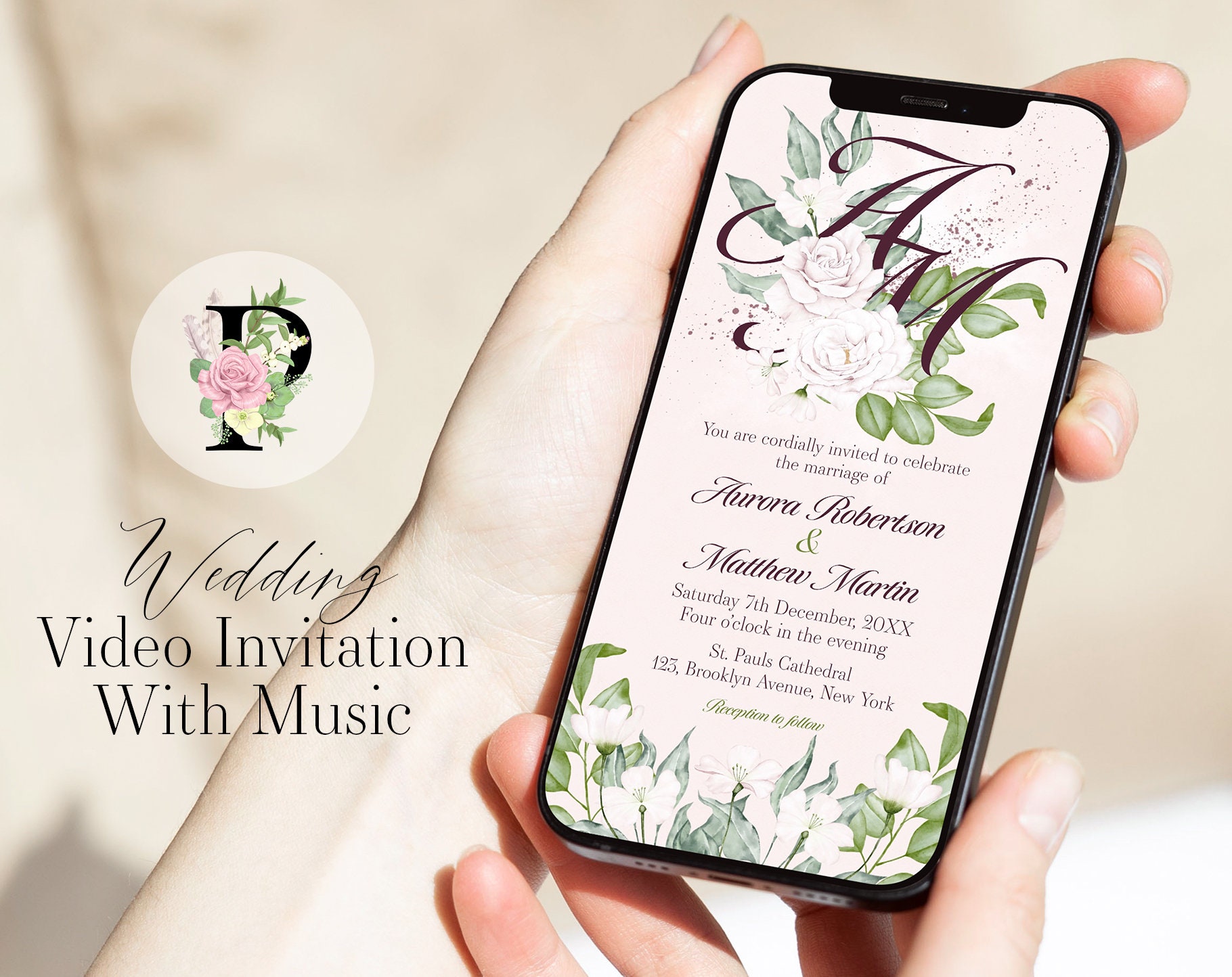 Wedding Card Phone Wedding Invitation Video Animated Invite - Etsy Australia Wedding Card Phone Wedding Invitation Video Animated Invite - Etsy Australia