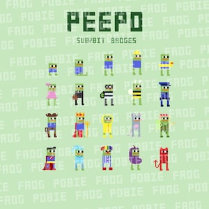 Pepe/Peepo Sub oder Bit Badges für Twitch