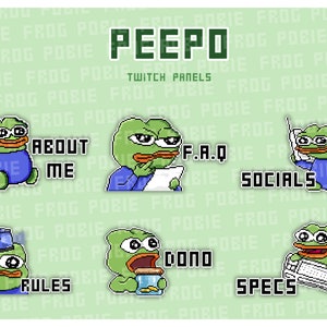 Peepo Twitch Panels