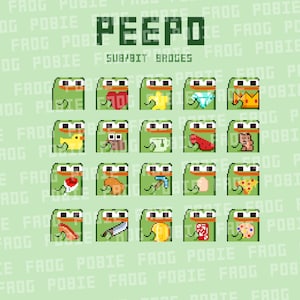 Peepo Sub/Bit Badges for Twitch