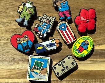 Bad Bunny shoe charms, dtmf