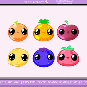 Bit Badges twitch with jelly fruits for subscribers