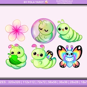 Butterfly sub Badges  for Twitch and any platform