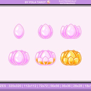 Twitch sub Badge bundle pack with pink Flowers