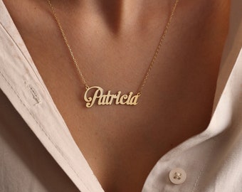 Personalized Name Necklace, Dainty Name Necklace, Custom Name Jewelry, Personalized Gift, Personalized Jewelry, Gift For Mom, Gift For Wifes