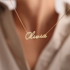 Personalized Name Necklace - Name necklace - Gold name necklace - Name necklace - Personalized jewelry - Personalized Gift - Gifts for Mom