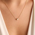Tiny Heart Necklace, Dainty Heart Pendant, Minimalist Necklace, Gift Heart Necklace, Mother's Day Gift, Valentine's Day Gift, Gift For Her product logo