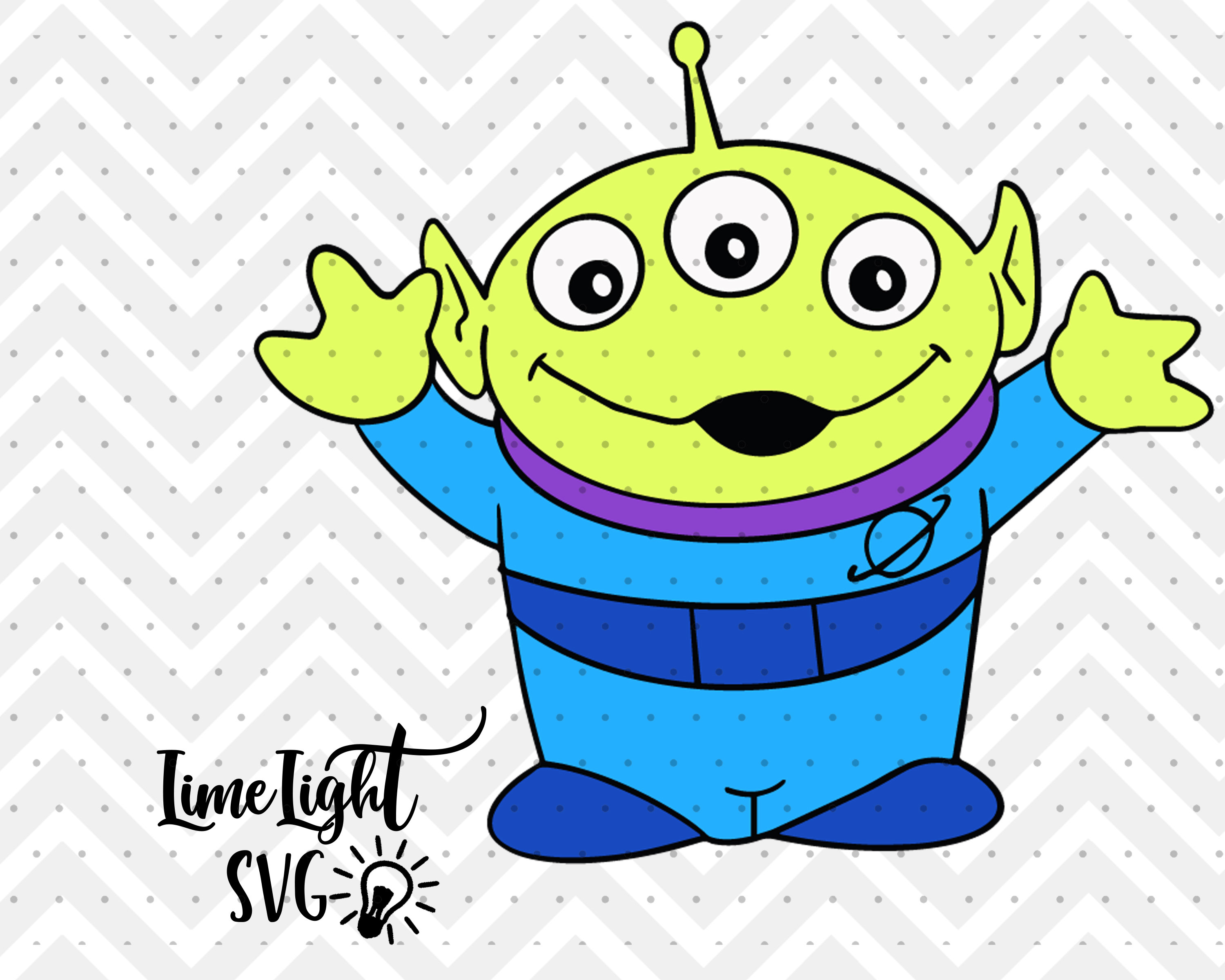 Alien svg Toy story svg Alien cut file Toy story 2 svg | Etsy