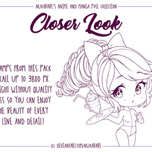 Chibi Girl Poses: Procreate Stamps, Anime Brushes (ultimate Version) - Etsy