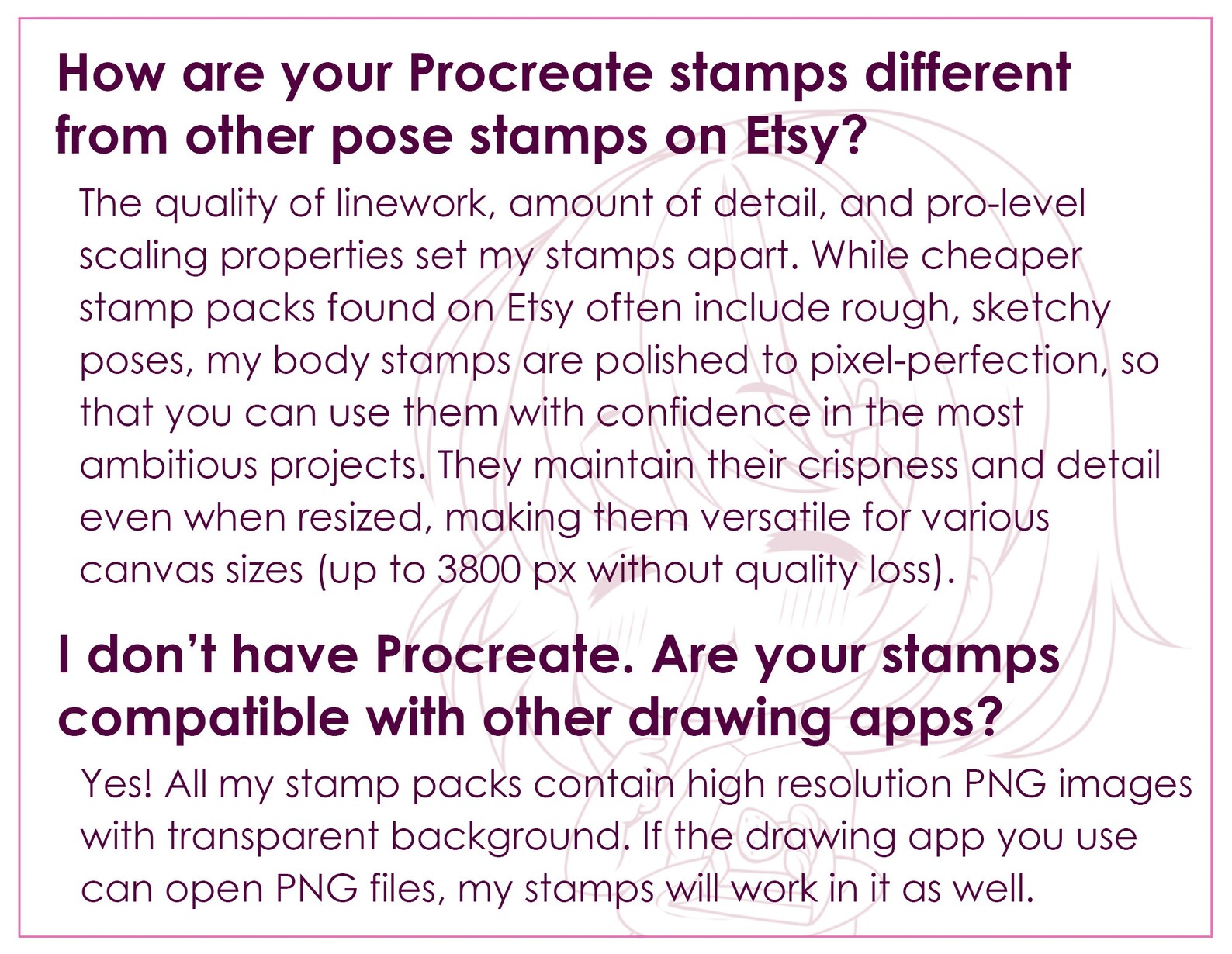 25 Procreate Chibi Poses: Kawaii Figure Stamps (ultimate Version) - Etsy