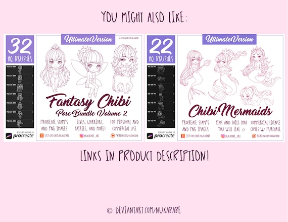 Procreate Chibi Base Chibi Pose Anime Chibi Stamp Guide Chibi Reference  Chibi Doll Procreate Pose Female Character Template P2U Base -  Norway