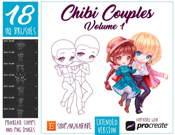 Anime Couple Poses - Free Drawing References