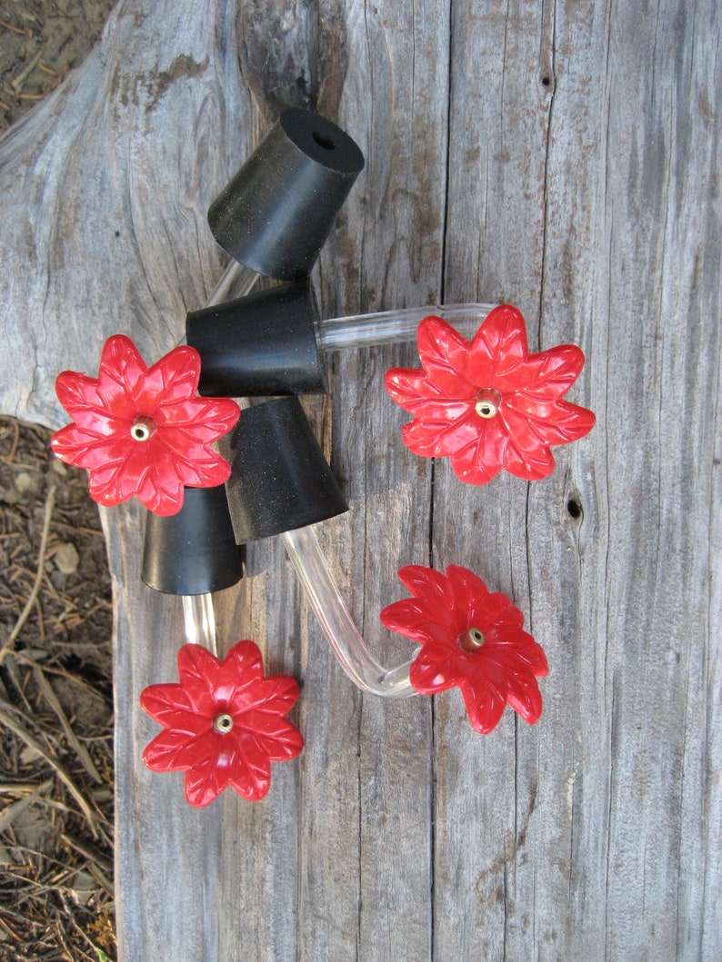 Hummingbird feeder tubes and stoppersBR8.Set of 8 Etsy
