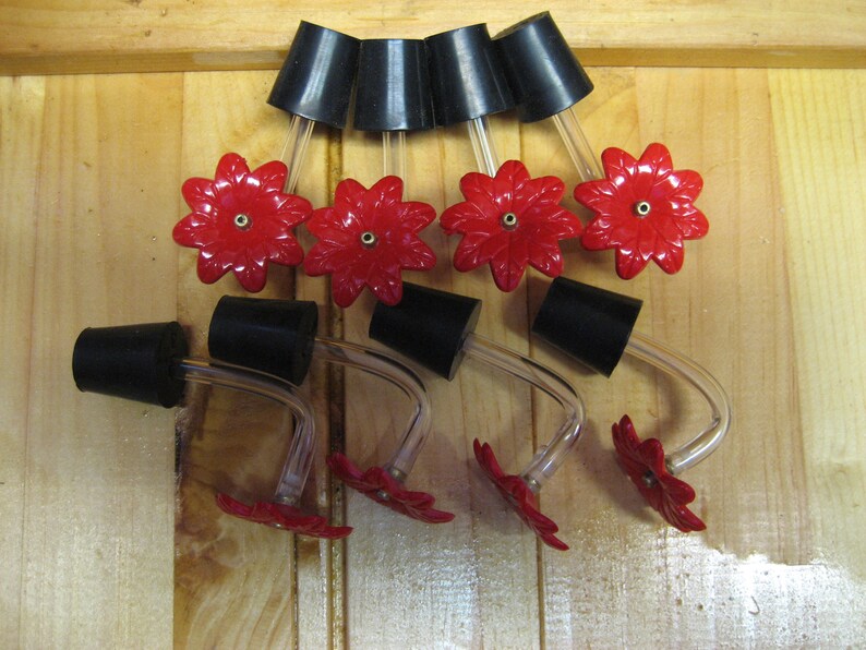 Hummingbird feeder tubes and stoppersBR8.Set of 8 Etsy