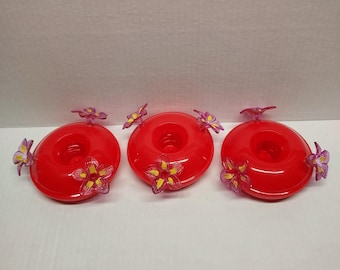 Hummingbird Feeder Replacement Base (Bottom) set of 3