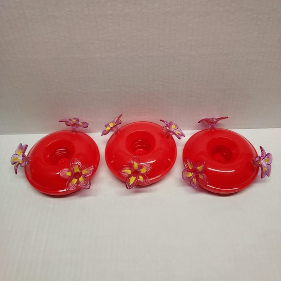 Hummingbird Feeder Replacement Base (Bottom) set of 3
