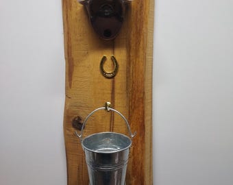 Bottle Opener with Cap Collector Catcher