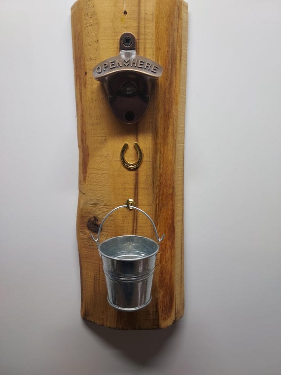 Bottle Opener with Cap Collector Catcher
