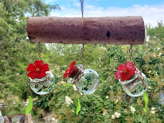 Hummingbird Feeder Birch