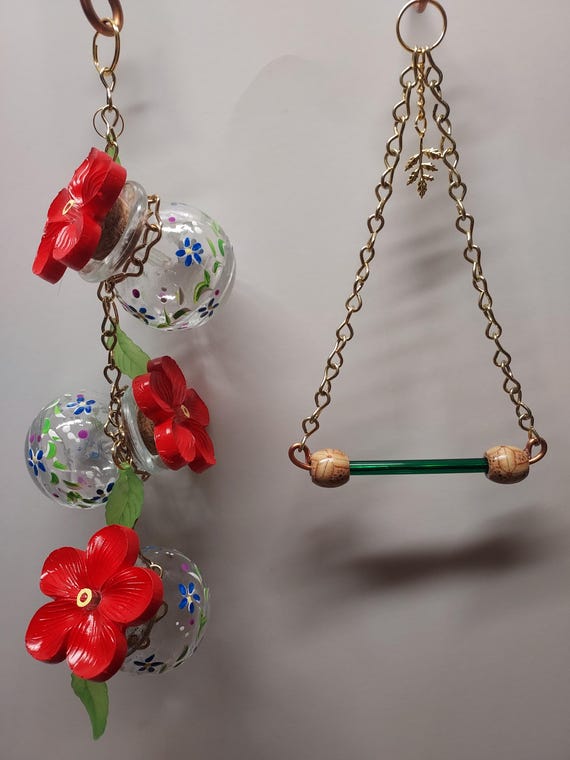 Hummingbird Feeder "Lena" + BONUS!!!!