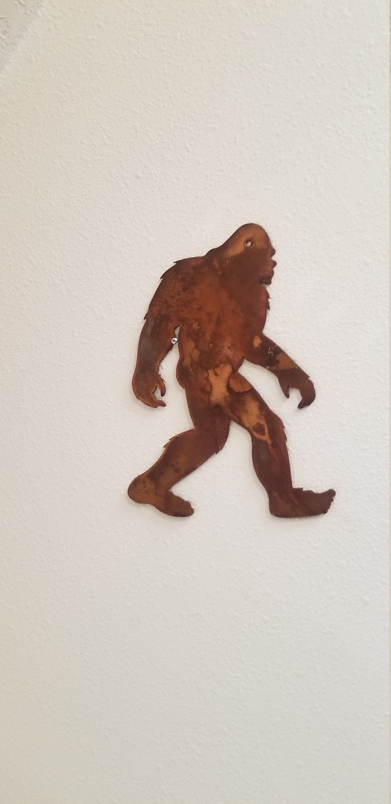 Metal Bigfoot / Sasquatch Metal Cut Out, Sasquatch Wall Art, Bigfoot