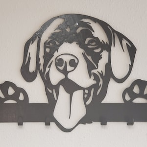 Lab, Labrador Leash rack, Key Holder