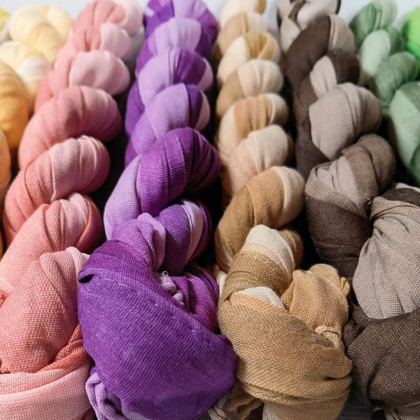 Haartuch oder Halstuch aus Viskose ideal für Dreadfrisuren - Farbverlauf