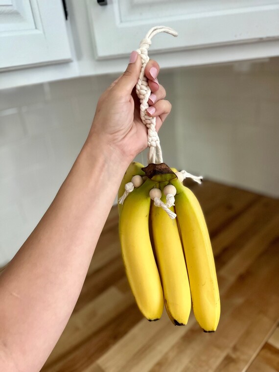 Macrame Banana Hanger Macrame Fruit Storage Hanging Fruit Etsy