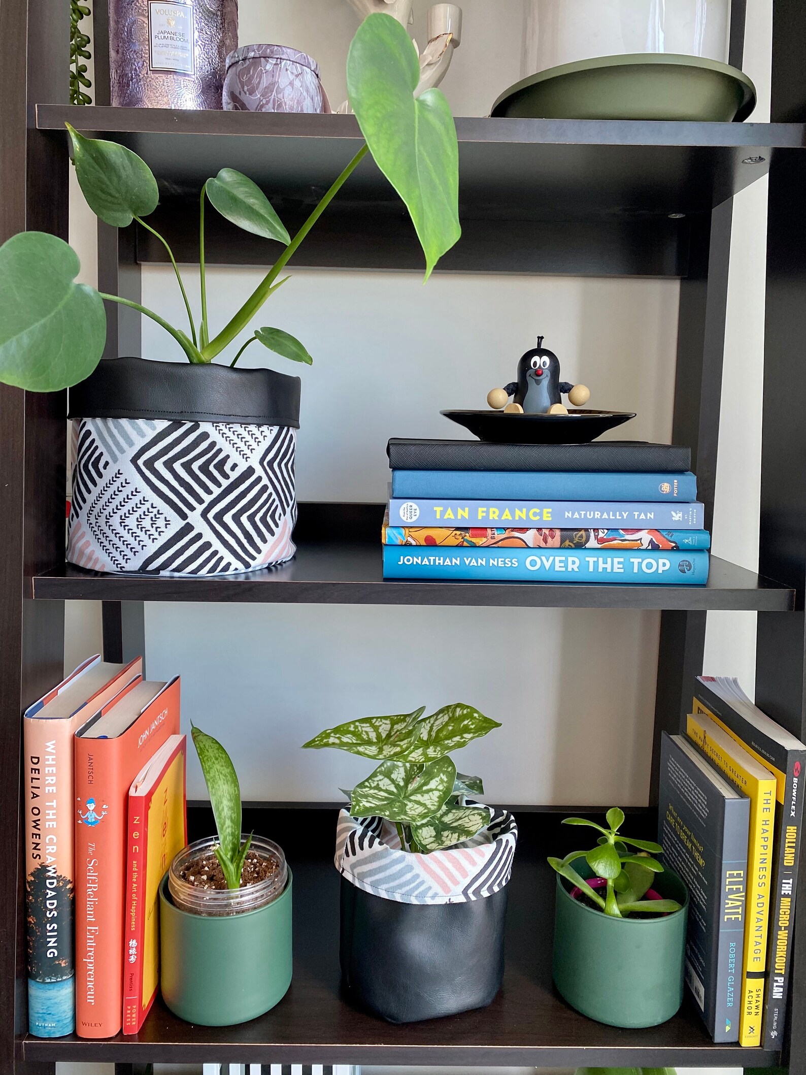 Kunstleder und StoffAufbewahrungskorb | Etsy