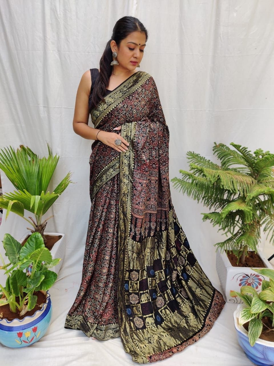 Modal Silk Saree -  Canada