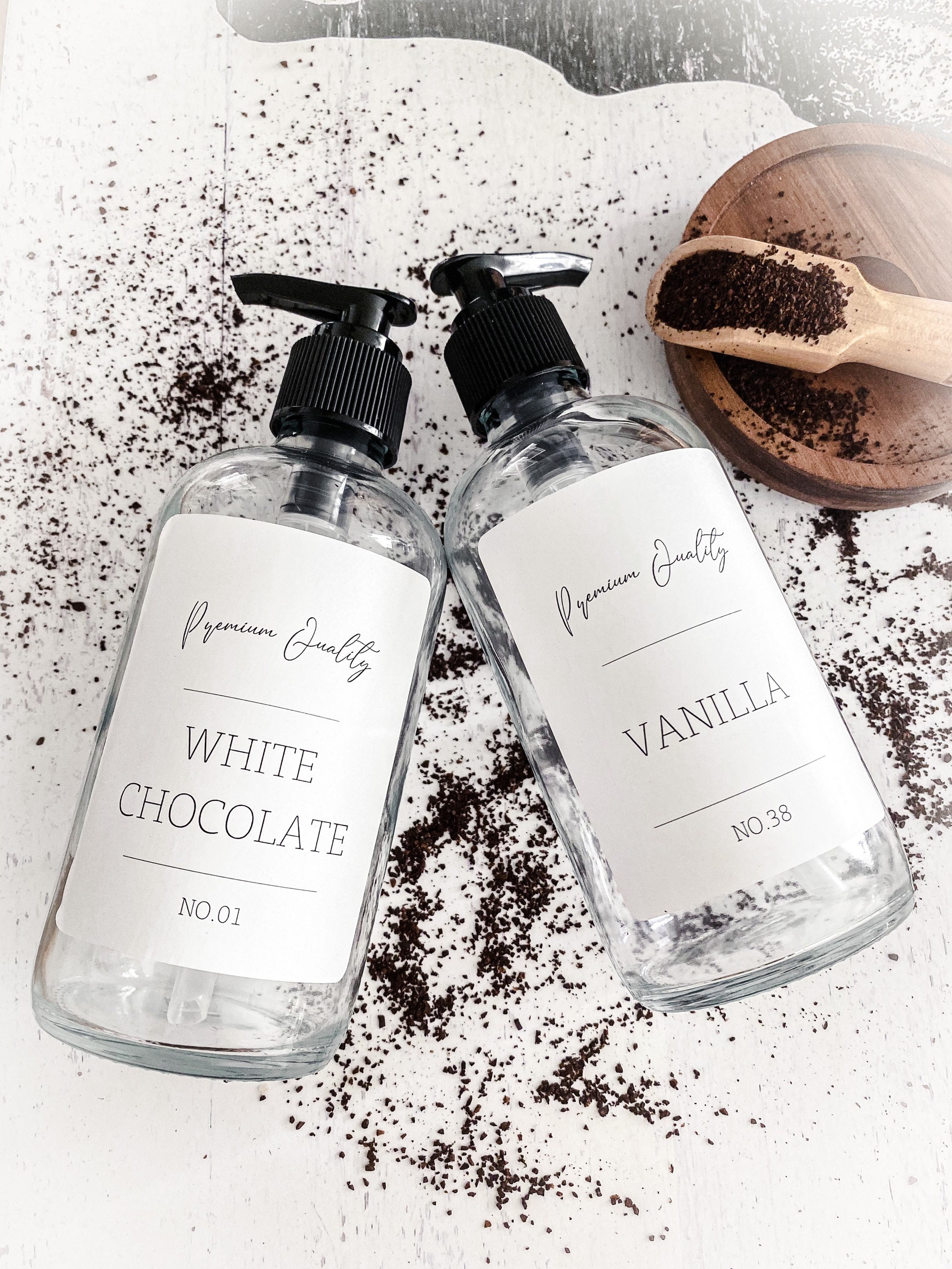 Coffee Syrup Labels/ Syrup Bottle With Label/ Coffee Bar Etsy