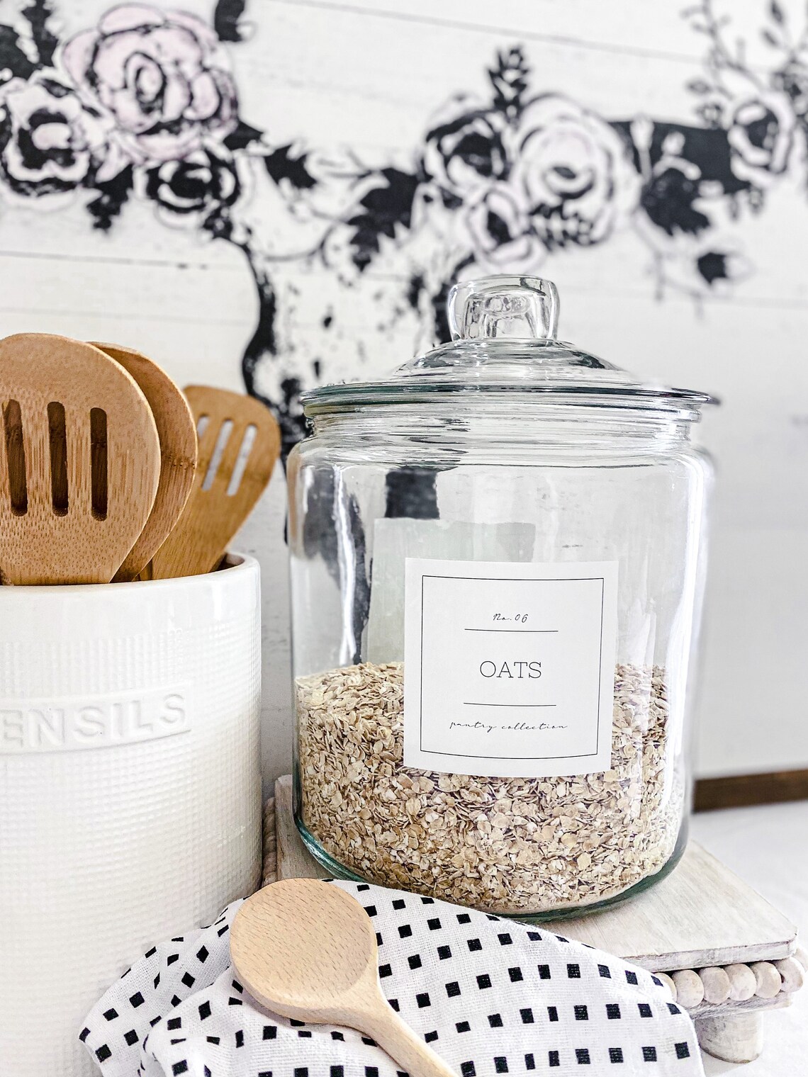 Pantry Container Labels/ Water and Oil Resistant/ Custom Etsy