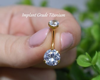 Antique Cross Drop Top Reverse Belly Button Ring - Sold Individually 1.6mm 14G Antique Cross Drop Top Reverse Belly Button Ring - Sold Individually 1.6mm 14G