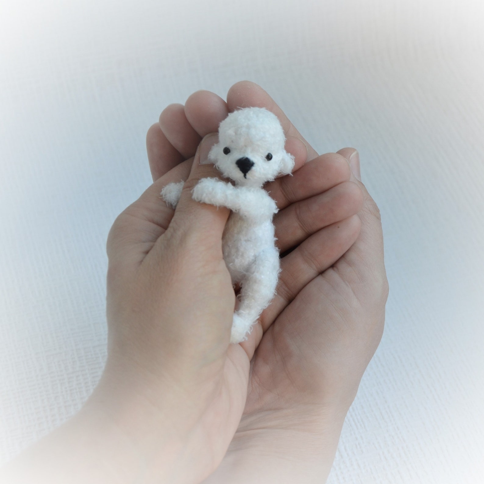 Polar bear decor miniature bear teddy bear Birthday Gift