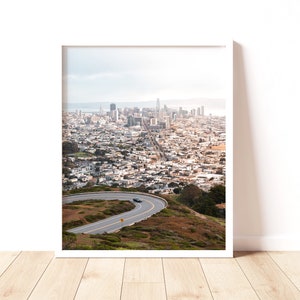 San Francisco California cityscape wall art