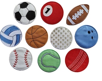 Applique Balls set of 10 machinery embroidery designs