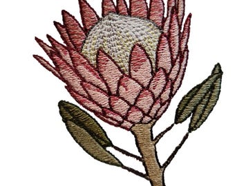 König Protea Füllstich Stickmuster