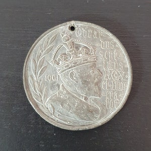 Edward VII. Krönungsmedaille von 1901 (God Save the King)