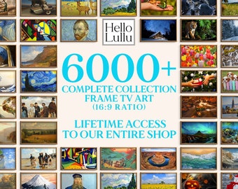 6000+ Frame TV Art Collection: Landscape Photography, Vintage Art (Digital Download)