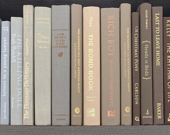 Custom Decorative Book Stacks: Real Hardcover Books by Color