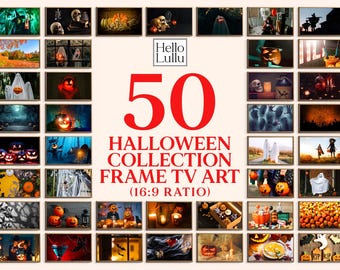 50+ Halloween Frame TV Art | Spooky Digital Fall Decor (Digital Download)