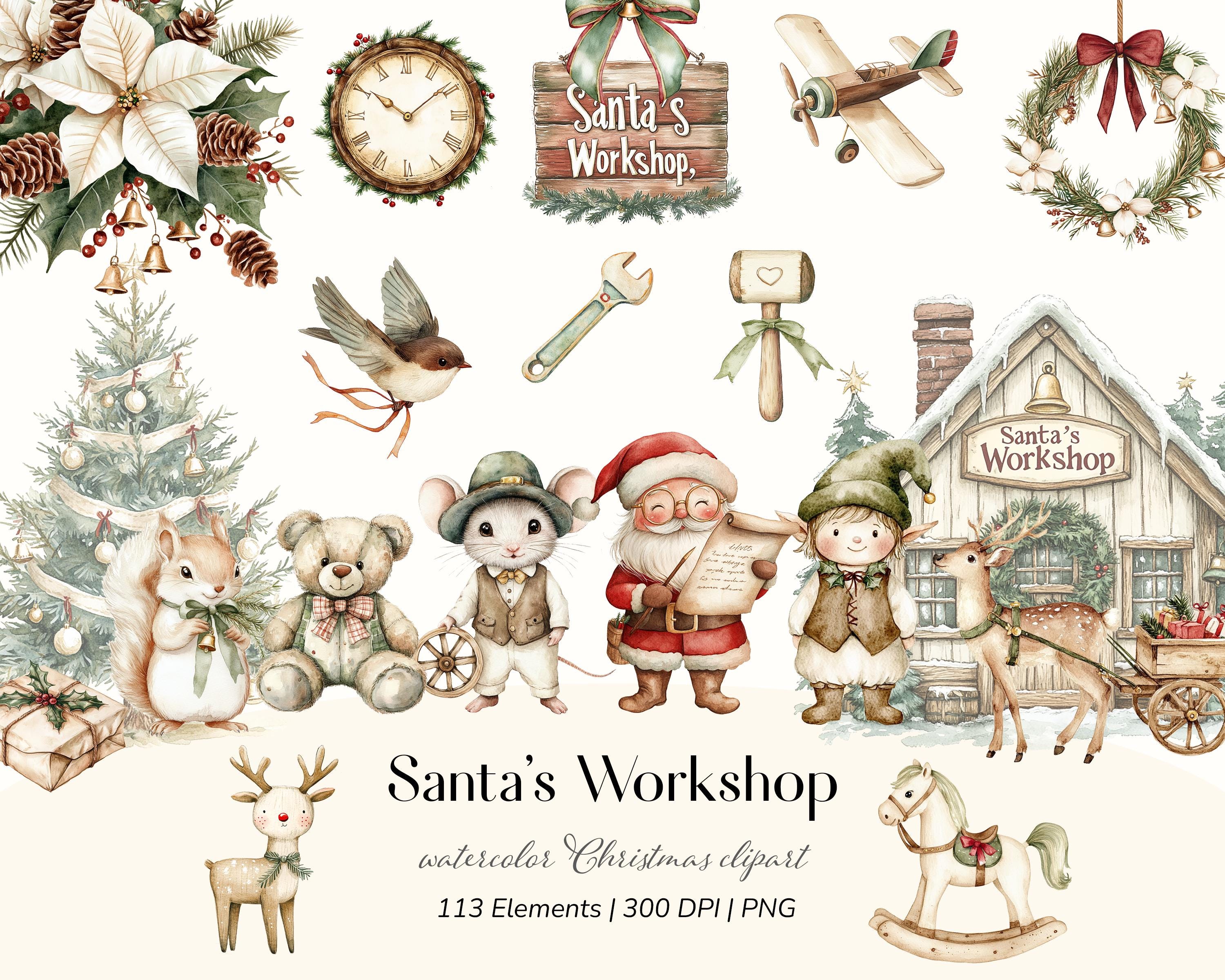 Statuine Babbo Natale In Legno Per L'albero Di Natale | Acquisti - Foto 5