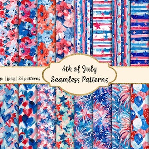 4 juli naadloze patronen, commercieel gebruik