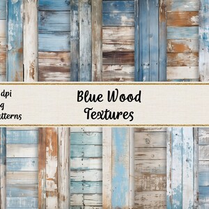 Texturas de madera rústica azul