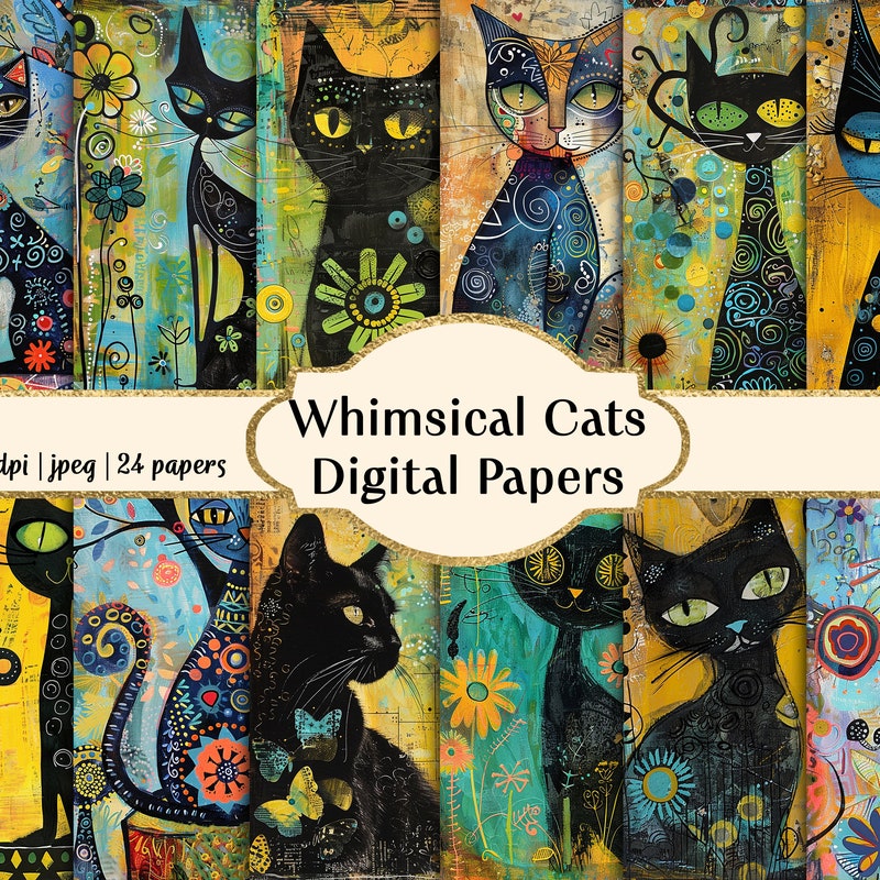 Cat Papers - Etsy