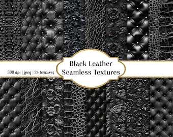 Black Leather Seamless Textures, Commercial use