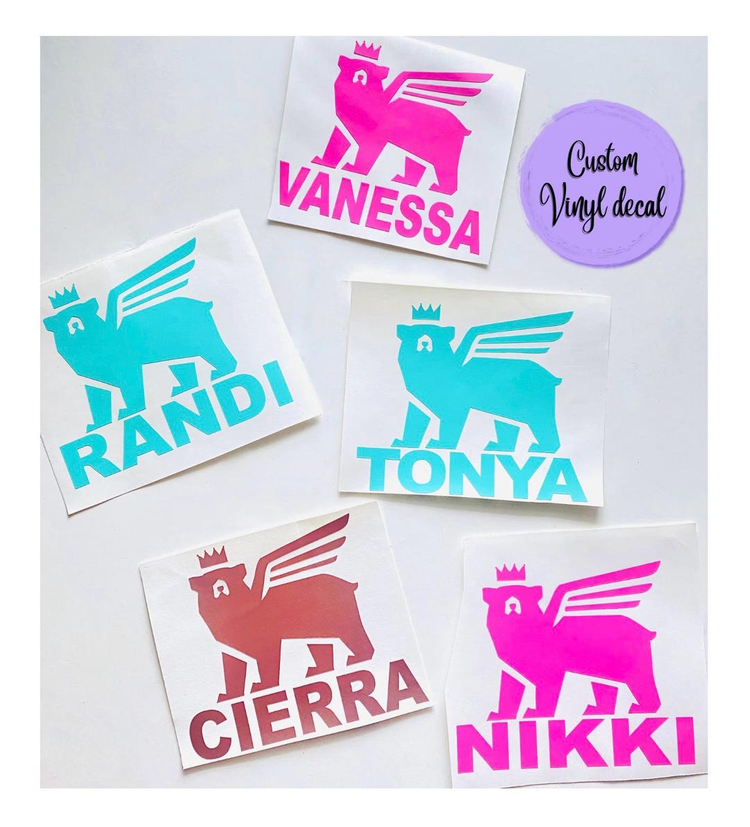 Personalized Stanley Cup Decal Sticker - Custom Vinyl Car Decal - Etsy