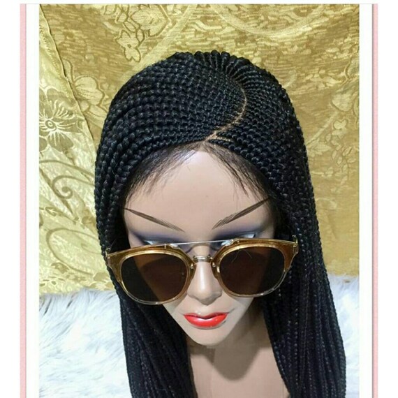 Braided wig Nigerian Woman Braided wigs for Black woman Etsy
