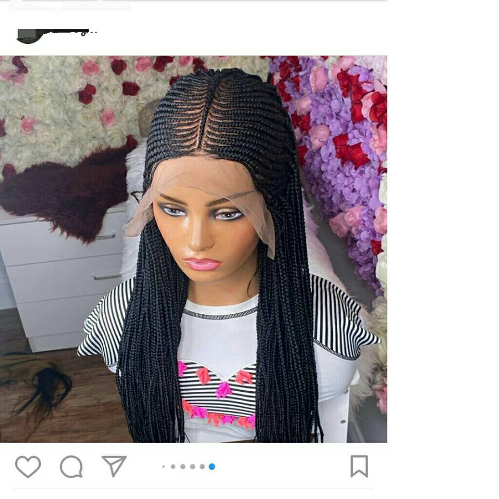 Braided wig Nigerian Woman Braided wigs for Black woman Etsy