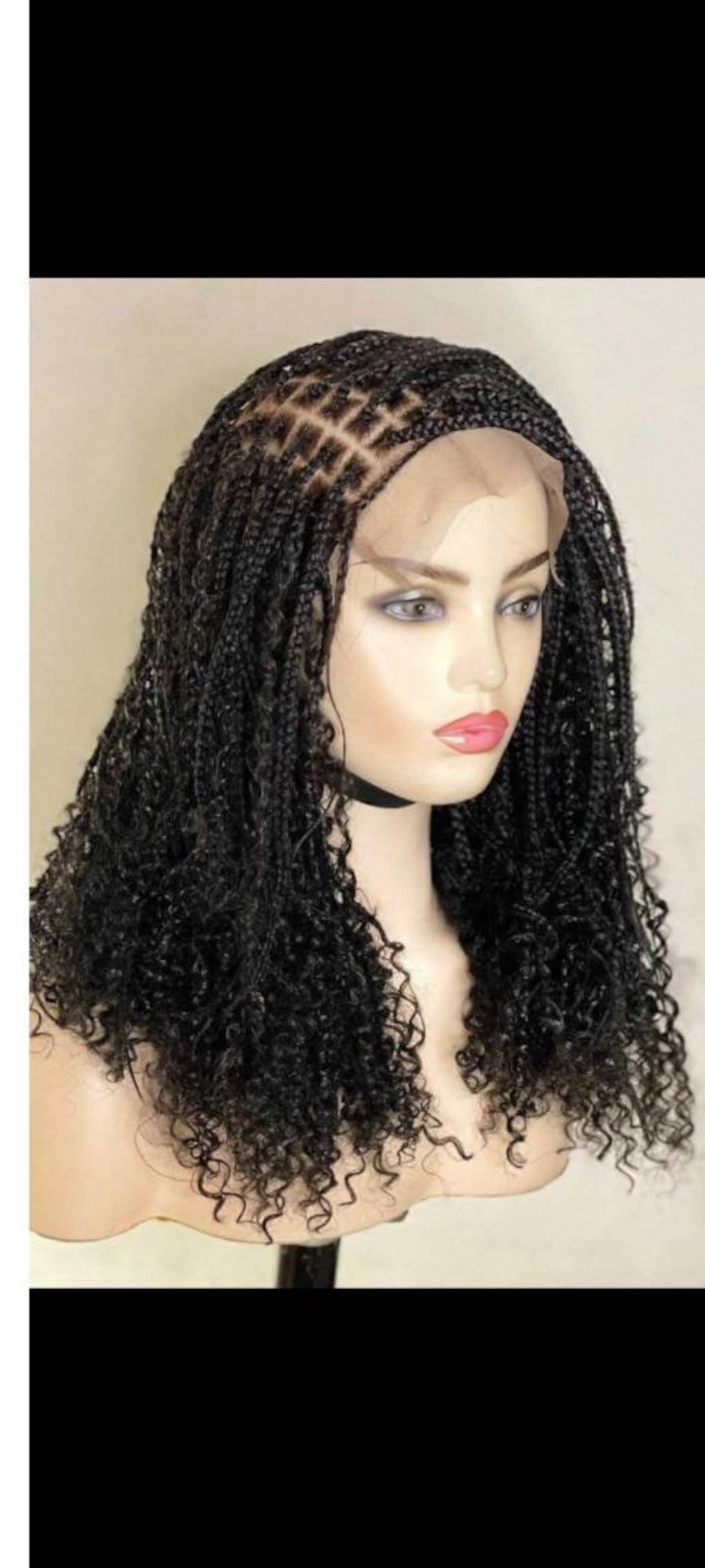 Braided wig Nigerian Woman Braided wigs for Black woman Etsy
